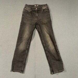 90s Style Grunge Boys Size 12 Relaxed Black Wash Denim‎ Jeans